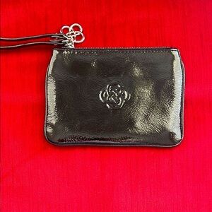 Stella & Dot Black Patent Wristlet
